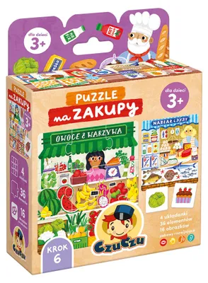 Immagine prodotto di CzuCzu Puzzle della spesa 3+: puzzle educativo per bambini