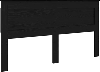 Produktbild von vidaXL Kopfteil mit Kopfteil Schwarz Eichen-Optik 200 cm Holzwerkstoff