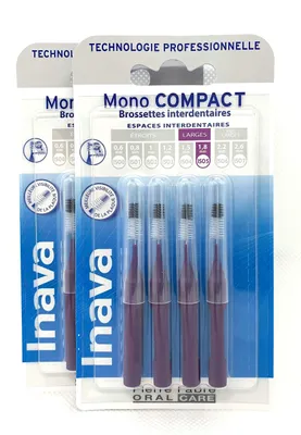 Image de Brosses interdentaires - 1,8 mm - Violettes - Paquet de 4