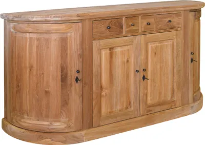 Produktbild von Teako Design Sideboard Iggesund Teakholz Massiv 180x90cm Landhausstil
