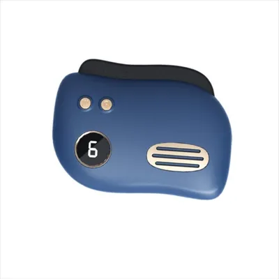 Produktbild von INF Elektrisches Gua Sha Massagegerät - Wärme Schaben mit 9 Stufen Vibration Blau