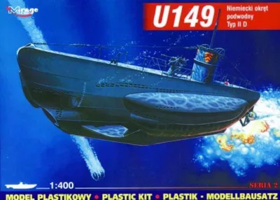 Obrázok produktu pre Mirage Hobby Nemecká ponorka U 149 Typ IID 4040026