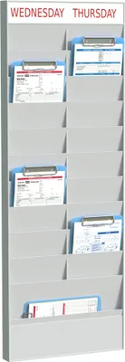 Obrázek produktu pro PAPERFLOW Wand-Bueroplaner 20 Fächer A5 Erweiterungselement 74600140