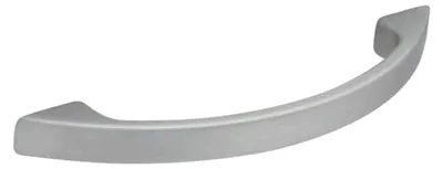 Immagine prodotto di Maniglia per mobile in zamak con finitura cromata opaca, larghezza 128 mm