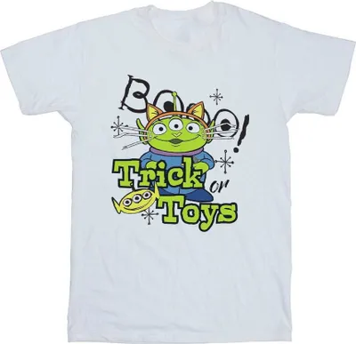 Produktbild von Toy Story - "Trick Or Toys" T-Shirt für Herren - Halloween BI53036 (M) (Weiß)