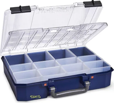 Immagine prodotto di raaco CarryLite 80 4x8-12/DLU blu Policarbonato (PC), polipropilene (PP)
