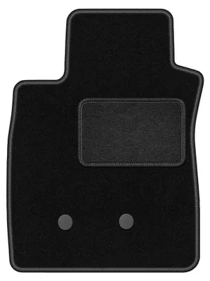 Obrázek produktu pro Velurový kobereček řidiče pro: Reault Thalia II 2008-2013 (sedan) – 1 ks, černý, na míru – Wielganizator LUX