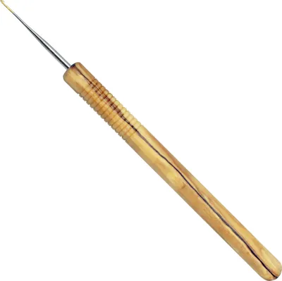 Produktbild von Addi Garnhäkelnadel mit Olivenholzgriff (578-7) () Stärke: 0,75mm / 15cm