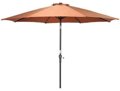 Produktbild von Garden Impressions Lotus Sonnenschirm - Ø300 cm - carbon black - Kupfer