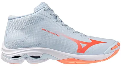 Immagine prodotto di Scarpe da indoor Mizuno Wave Lightning Pro Mid, da donna, colore blu, taglia EU 42 1/2. Scarpe da indoor, da donna, colore blu, taglia EU 42 1/2
