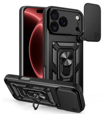 Produktbild von Techsuit - CamShield Schutzhülle für iPhone 18 Pro / iPhone 17 Pro - Schwarz