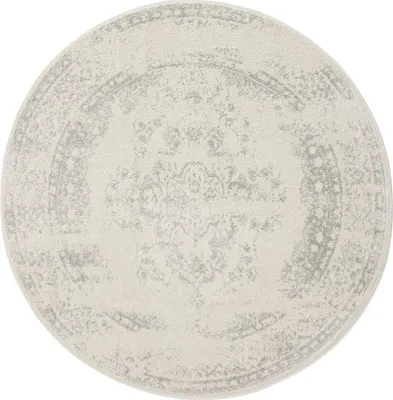 Immagine prodotto di benuta tappeto vintage soggiorno Sia Crema/Taupe ø 160 cm rotondo tappeto soggiorno camera da letto morbido orientale