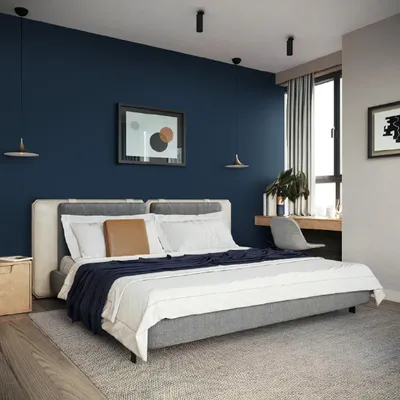 Imagen del producto de Película adhesiva mate, azul, de 40 x 300 cm, autoadhesiva, para muebles