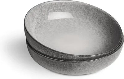 Produktbild von SPRINGLANE 2er Set Suppenteller Misty Cliff aus Steingut - Grau