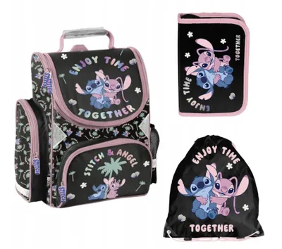 Produktbild von Rucksack Schulset 3-teilig Lilo und Stitch Disney DS25AA Paso