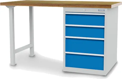 Immagine prodotto di Banco da lavoro Bedrunka + Hirth 4SL con blocco cassetti