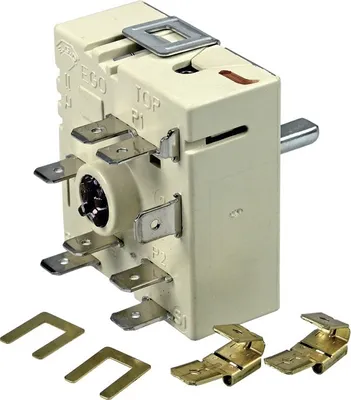 Produktbild von easyPART passend für 00605922 BOSCH Kochplattenschalter Energieregler Zweikreis Umbausatz Siemens 605922