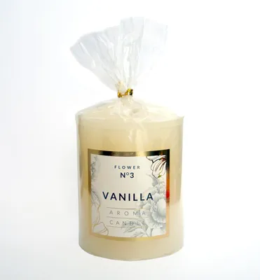 Immagine prodotto di Candela CLASSIC GLASS profumata alla vaniglia d7x8cm