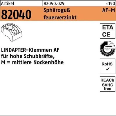 Produktbild von Klemme R 82040 MM 12 Sphrogu feuerverzinkt
