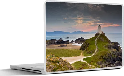 Produktbild von MuchoWow® Laptop Aufkleber Sticker Cover Sonnenuntergang über dem Snowdonia National Park 36.5x27.5 cm - Laptop-Sticker
