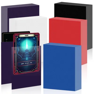 Produktbild von 500 Stück Weiche Sammelkartenhüllen, 66 x 91 mm Karten Hüllen