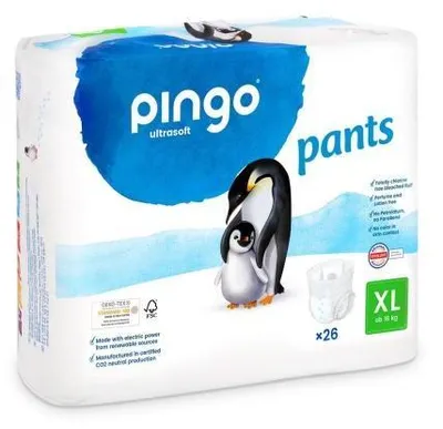 Produktbild von Windeln Pants XL 15-30 kg Pinguin Pingo 26 St