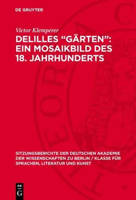 Produktbild von Delilles "Gärten": ein Mosaikbild des 18. Jahrhunderts