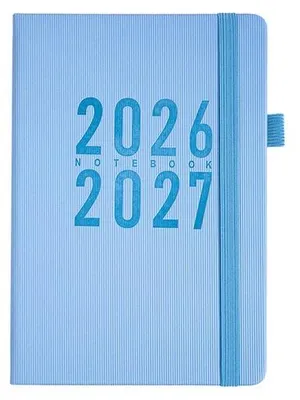 Immagine prodotto di Manuale minimalista sull'efficienza per le aziende - Agenda giornaliera in formato A5 - Rilegatura in Pelle finta - 2026 - con panoramica mensile - blu - uno strumento per la gestione del tempo