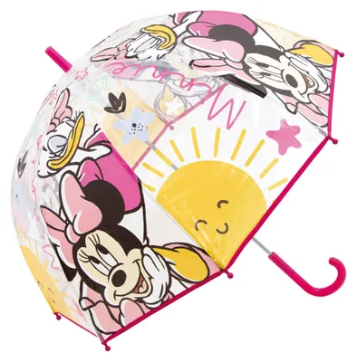 Produktbild von Minnie Maus & Daizy Regenschirm - Kinder Stockregenschirm - Kuppelschirm Ø 68 cm