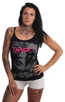 Image de Yakuza Femme Give It Débardeur, Noir, XXL