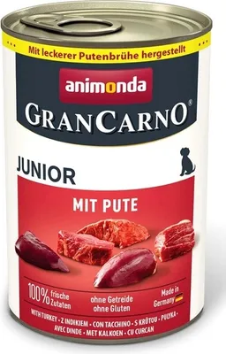 Zdjęcie produktu dla Animonda GranCarno Original Junior Pute Indyk 400g