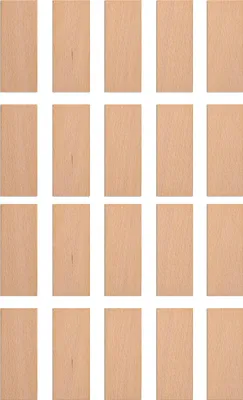 Immagine prodotto di Stoppini in legno per candele, 75 x 30 x 1 mm, 20 pezzi