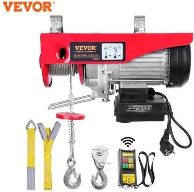 Immagine prodotto di Gru elettrica da 800 kg, cavo da 12 m, 220 V, 1450 W, senza fili