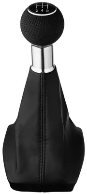 Produktbild von Schaltknauf mit Schaltmanschette 5-Gang – Schalthebel Knauf Set für Audi A4 B6 und B7 2000-2008