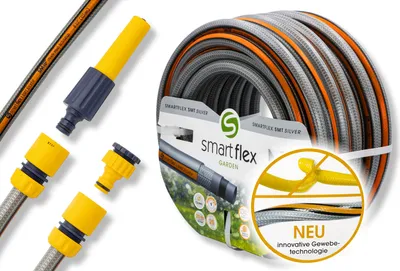 Produktbild von Smartflex Gartenschlauch Set 1/2 Zoll 20m mit Armaturen