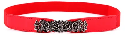 Produktbild von NUREINSS Damen Stretchgürtel dünner Gürtel für Kleider Fashion elastische Taille