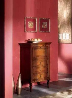 Produktbild von Italienische Möbel Holz Braun Kommode Anrichte Luxus Klassischer Stil