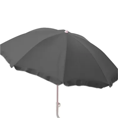 Produktbild von Strandschirm knickbar ca. 160 cm aus Polyester mit UV-Schutz und Mast