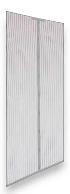 Image de Moustiquaire à rideau magnétique 140 x 250 cm pour l'extérieur et l'intérieur - Grise
