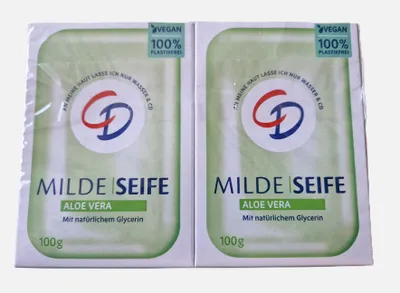 Produktbild von CD Milde Seife Aloe Vera - Körperpflege - Vegan 4 x 100 g
