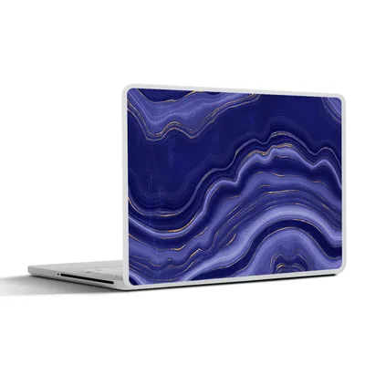 Produktbild von MuchoWow® Laptop Aufkleber Sticker Cover Glitter - Achat Stein - Edelsteine 32.5x23.5 cm - Sticker für Laptop - Selbstklebend