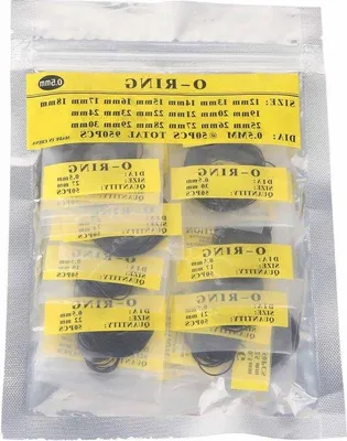 Obrázek produktu pro Univerzální sada O-kroužků 0–5, 0–6, 0–7 mm, 12–30 mm pro hodinky