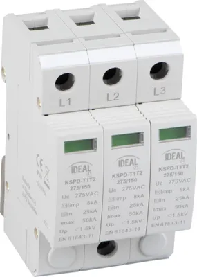 Produktbild von Überspannungsableiter 3P KSPD-T1T2 275/150