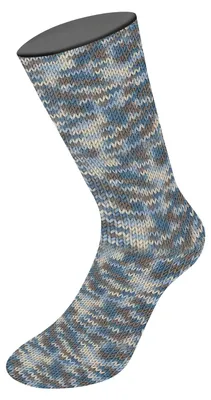 Produktbild von Lana Grossa - Meilenweit 8-fach 150g Multi 9980 hellbeige taupe hellblau jeans