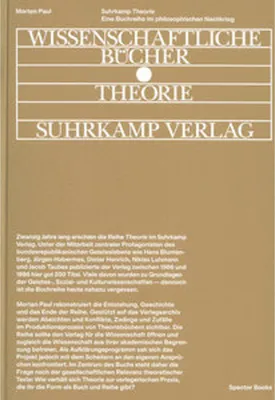 Immagine prodotto di Suhrkamp Theorie