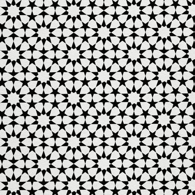 Produktbild von OUTDOOR DEKOSTOFFE OXFORD - Motiv geometrisch schwarz und weiß