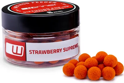 Produktbild von MF Diffusion Micro Boilies 8mm/20g - Strawberry Supreme Method Baits