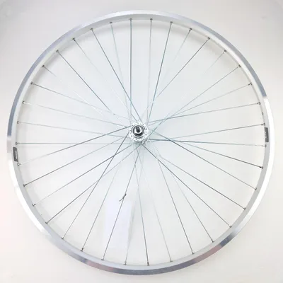 Image de Roue avant 28 Aluminium Argent Zac19 Blanc