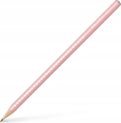 Zdjęcie produktu dla Faber-Castell Sparkle, B, Różowy, Trójkątny, Hobby, Biuro, Szkoła, 1 szt.