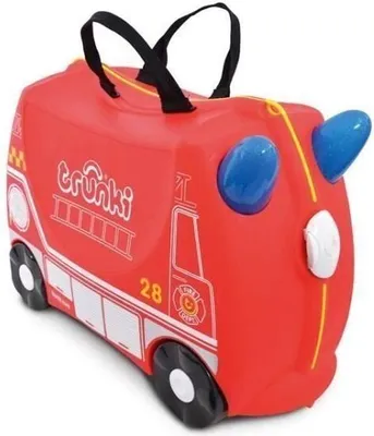 Produktbild von TRUNKI Kufrík cestovný odrážadlo Hasičské auto 3r+